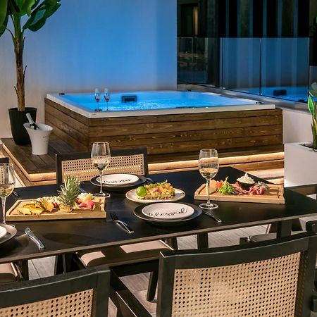 Maison Aqua Suite With Private Mini Pool Jacuzzi Khersónisos Eksteriør bilde