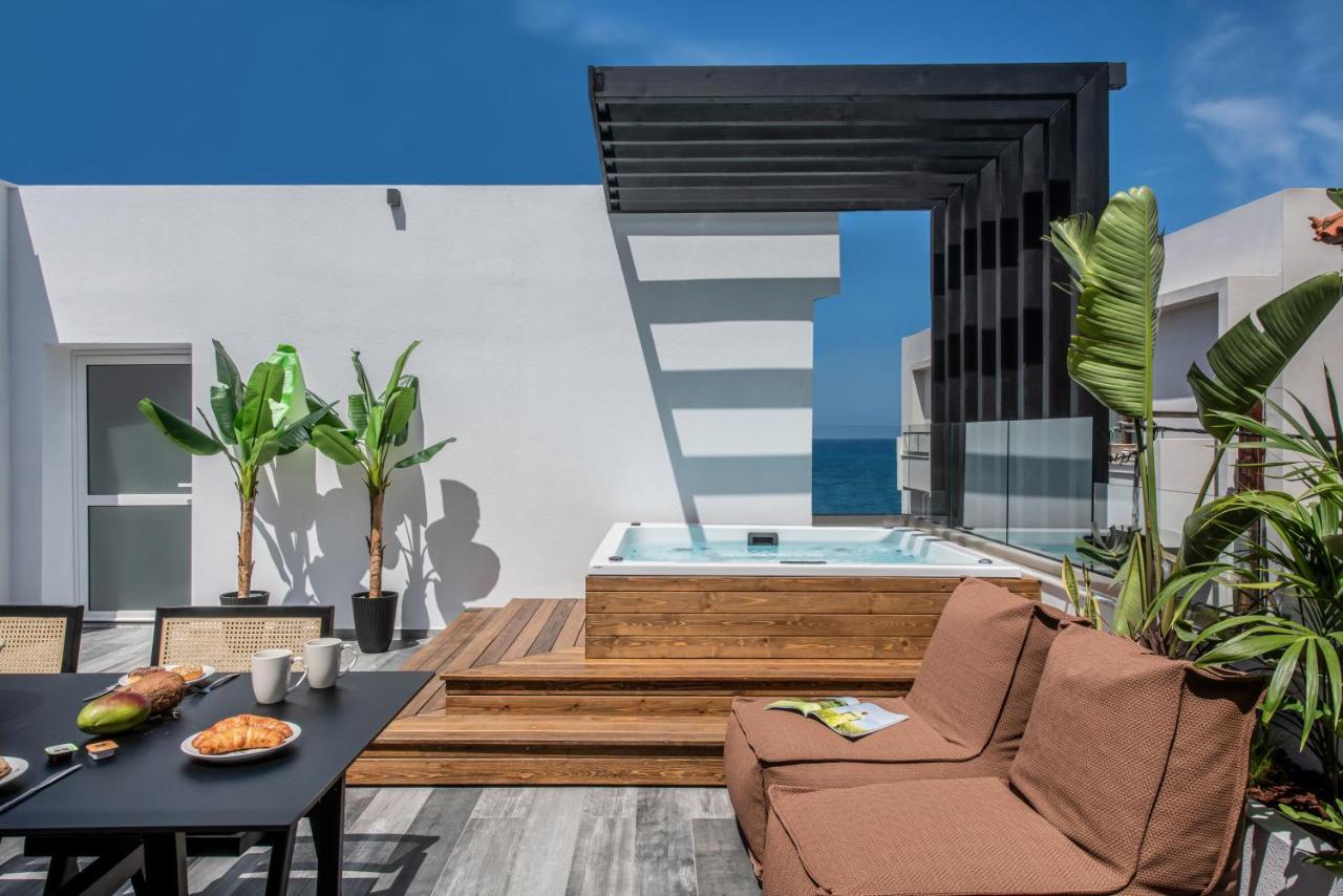 Maison Aqua Suite With Private Mini Pool Jacuzzi Khersónisos Eksteriør bilde
