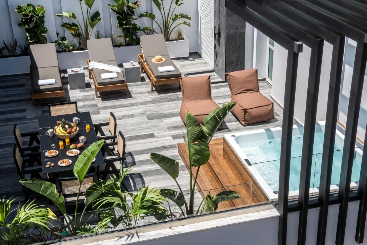 Maison Aqua Suite With Private Mini Pool Jacuzzi Khersónisos Eksteriør bilde